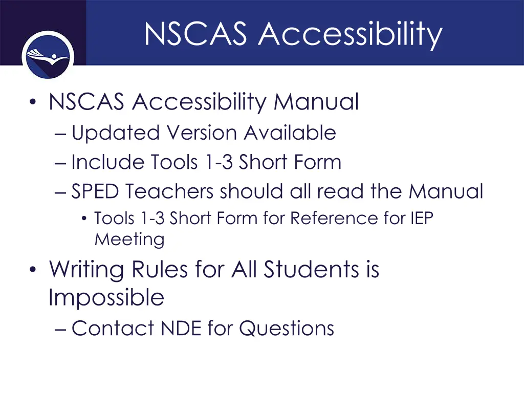 nscas accessibility