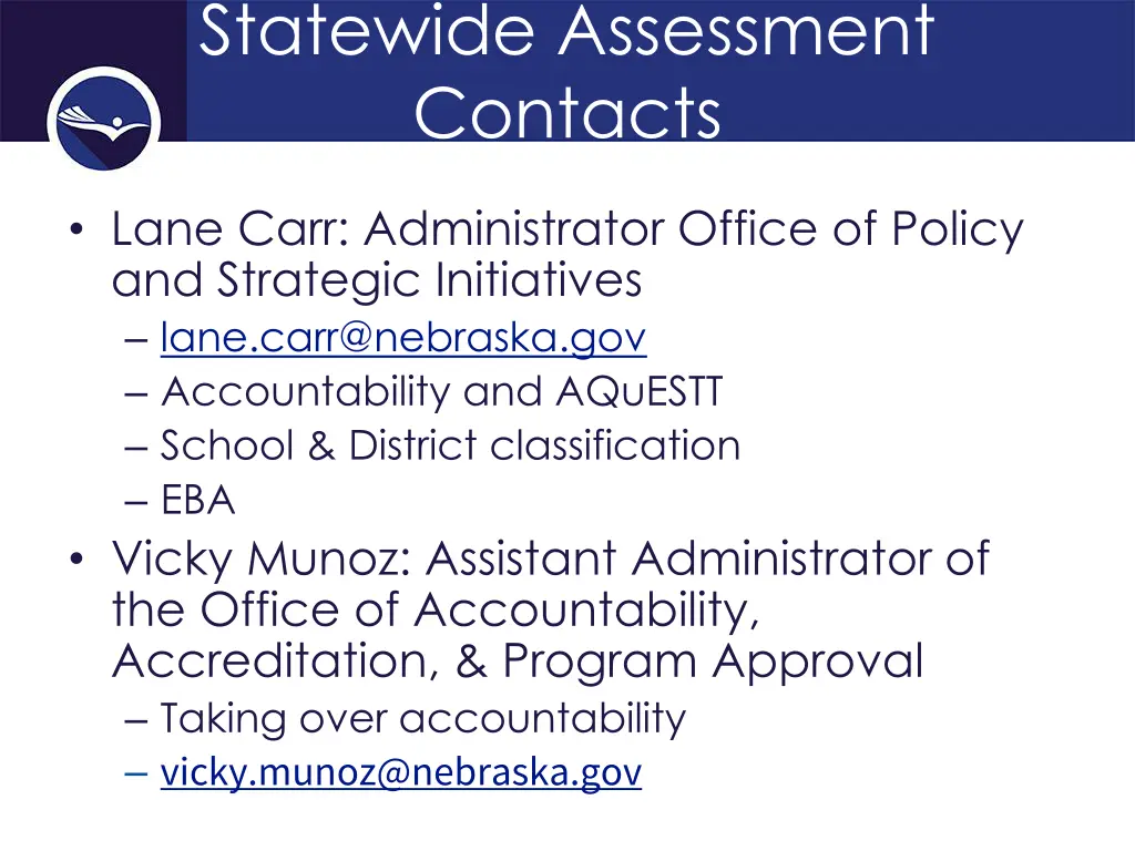 statewide assessment contacts 6