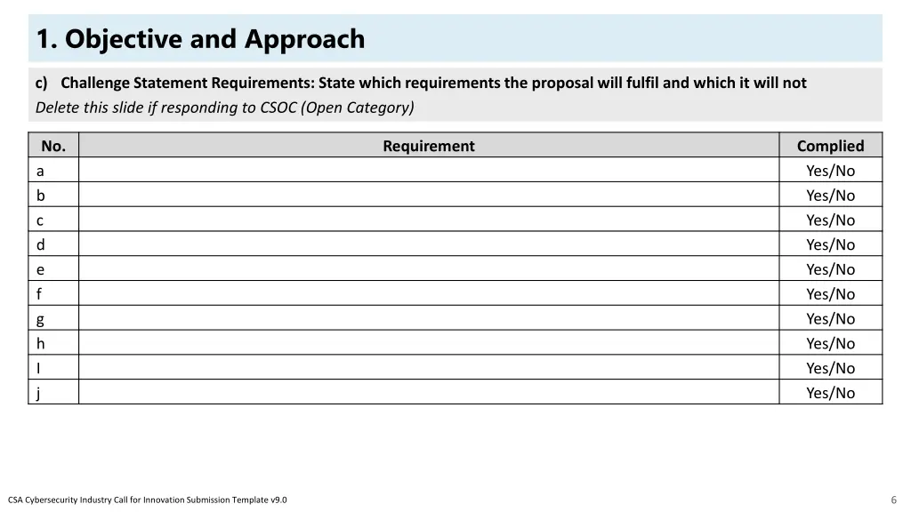 1 objective and approach 1