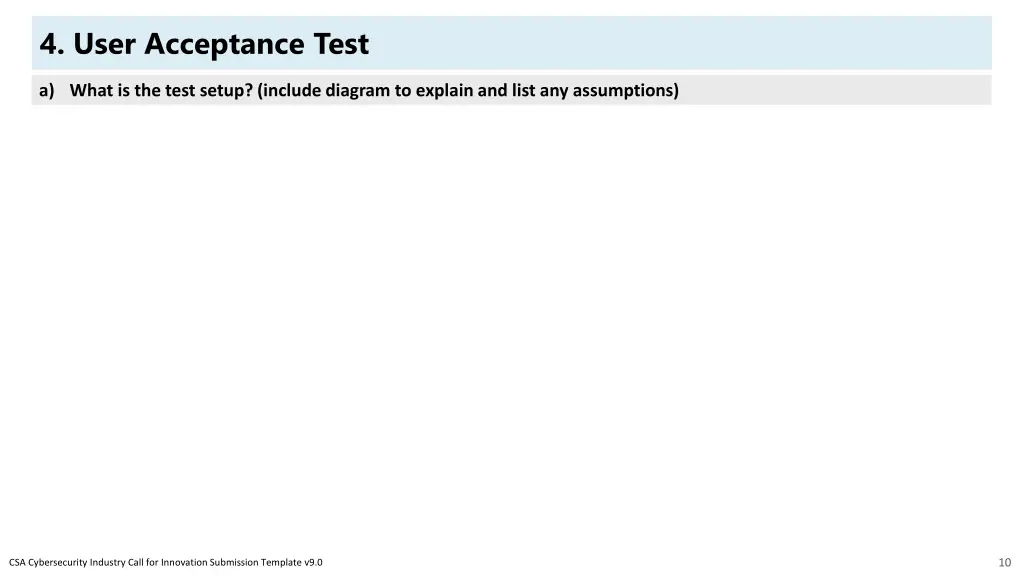 4 user acceptance test