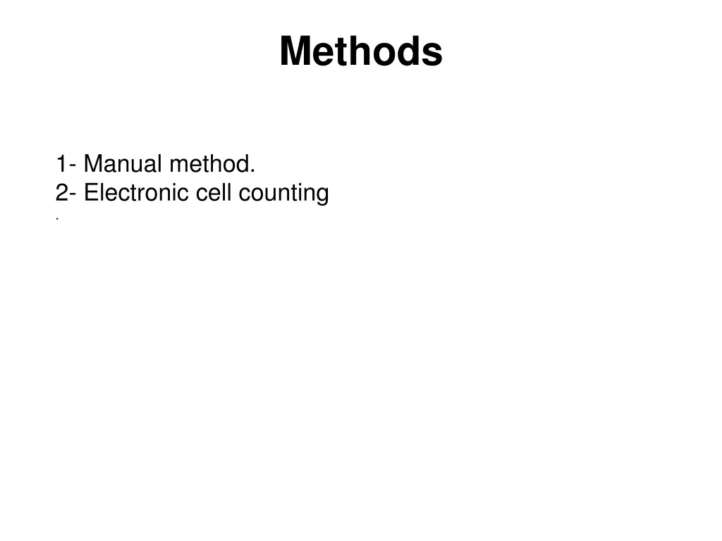 methods
