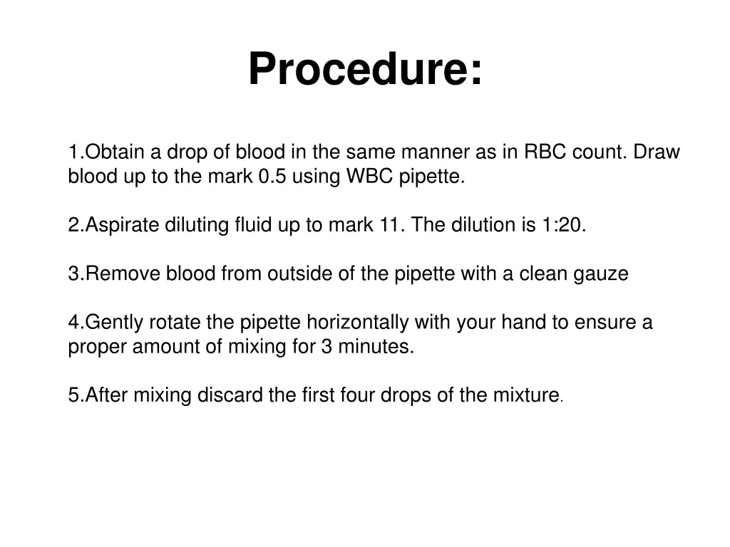 procedure