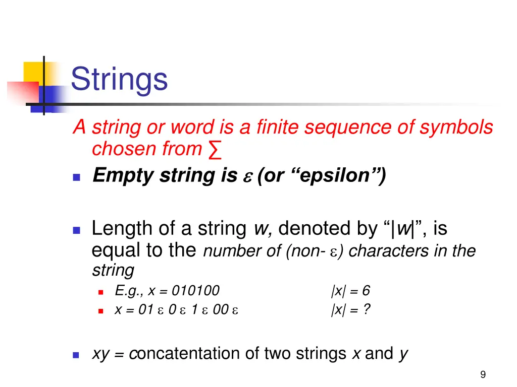 strings