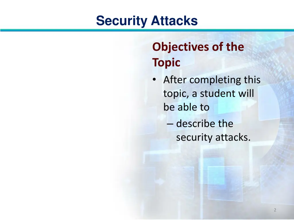 security attacks 1