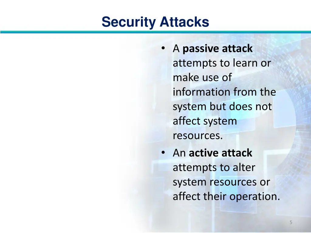 security attacks 4