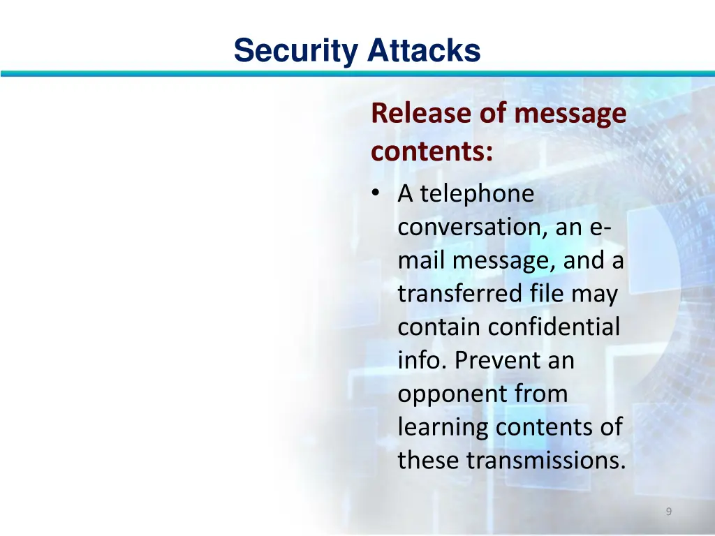 security attacks 8