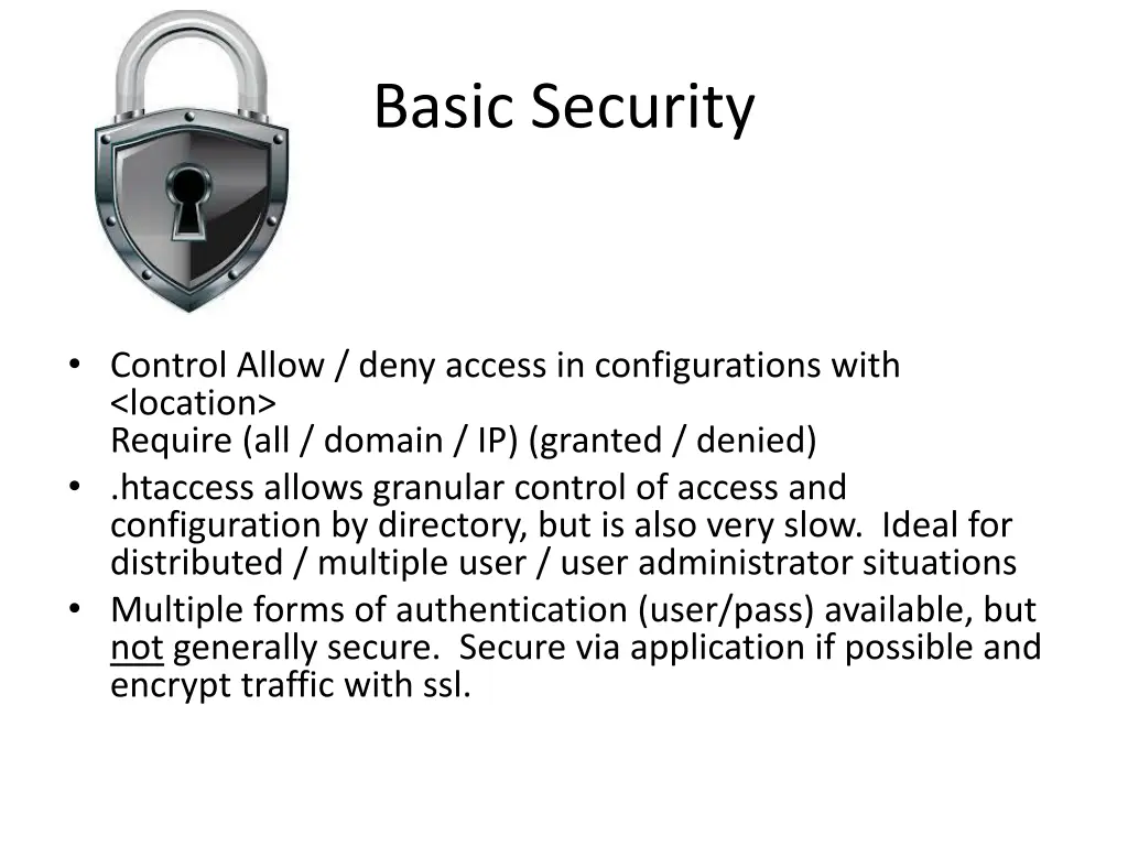 basic security