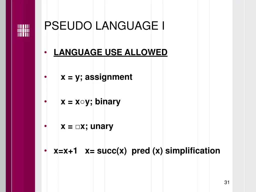 pseudo language i