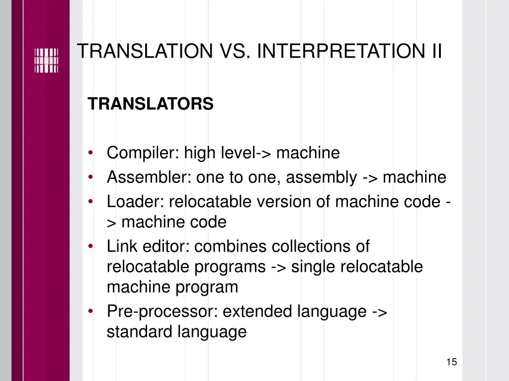 translation vs interpretation ii