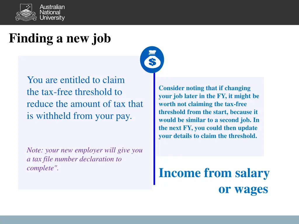 finding a new job