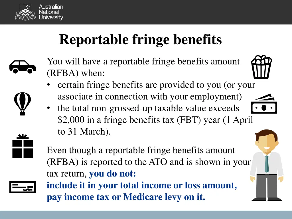 reportable fringe benefits