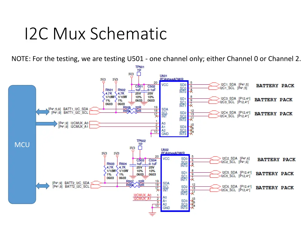 i2c mux schematic