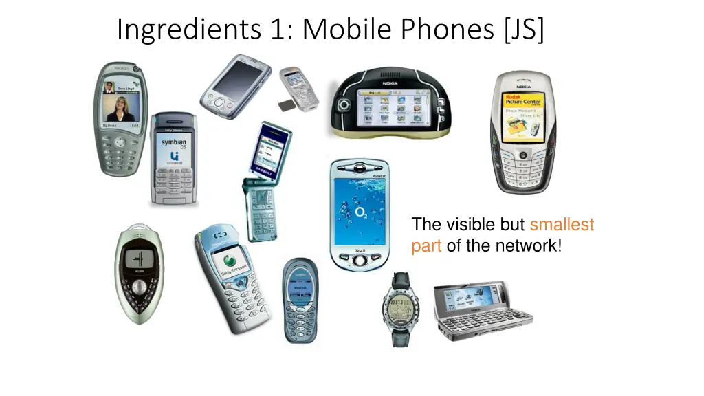 ingredients 1 mobile phones js