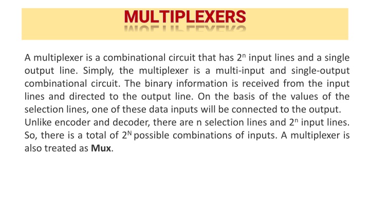 multiplexers