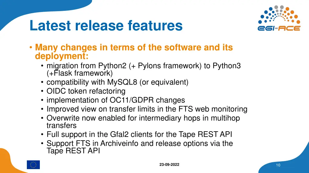 latest release features