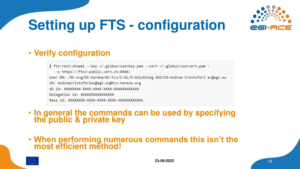 setting up fts configuration
