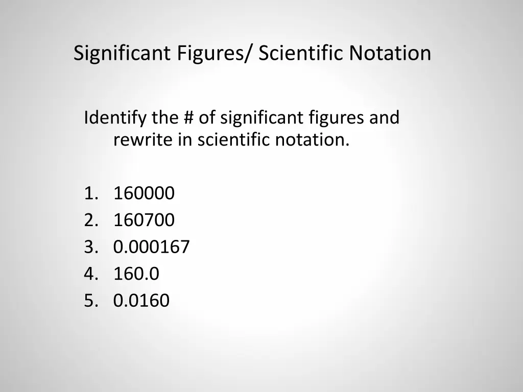 significant figures scientific notation