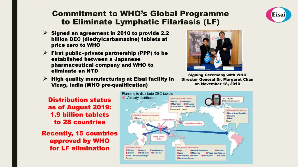 commitment to who s global programme to eliminate