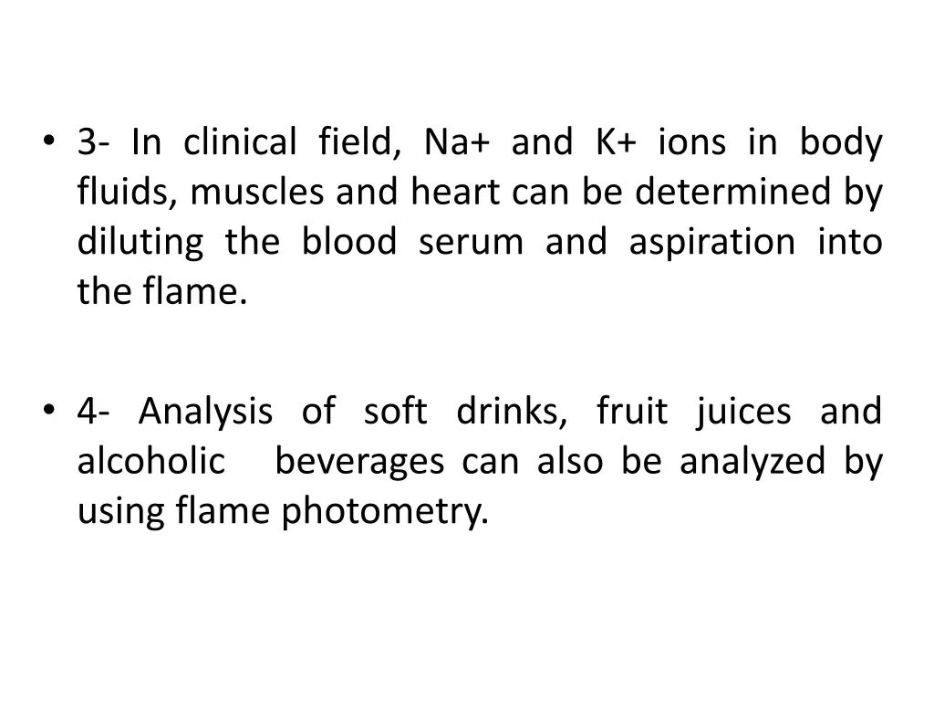 3 in clinical field na and k ions in body fluids