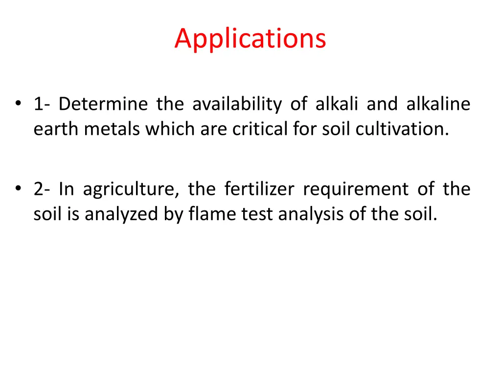 applications