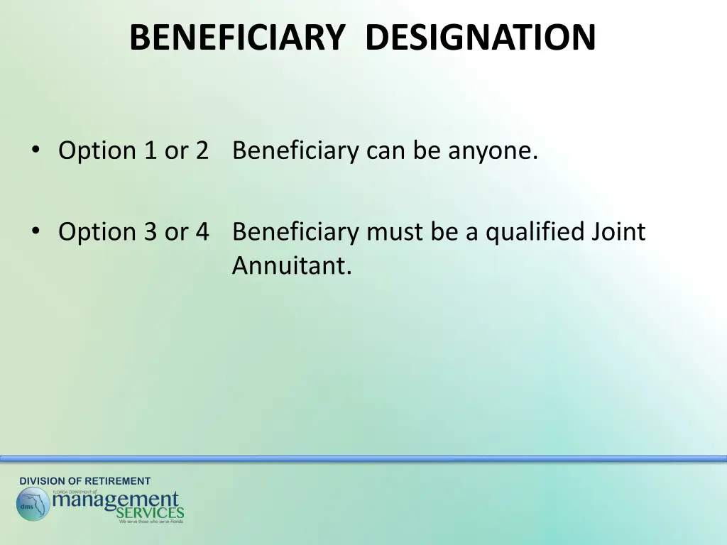 beneficiary designation