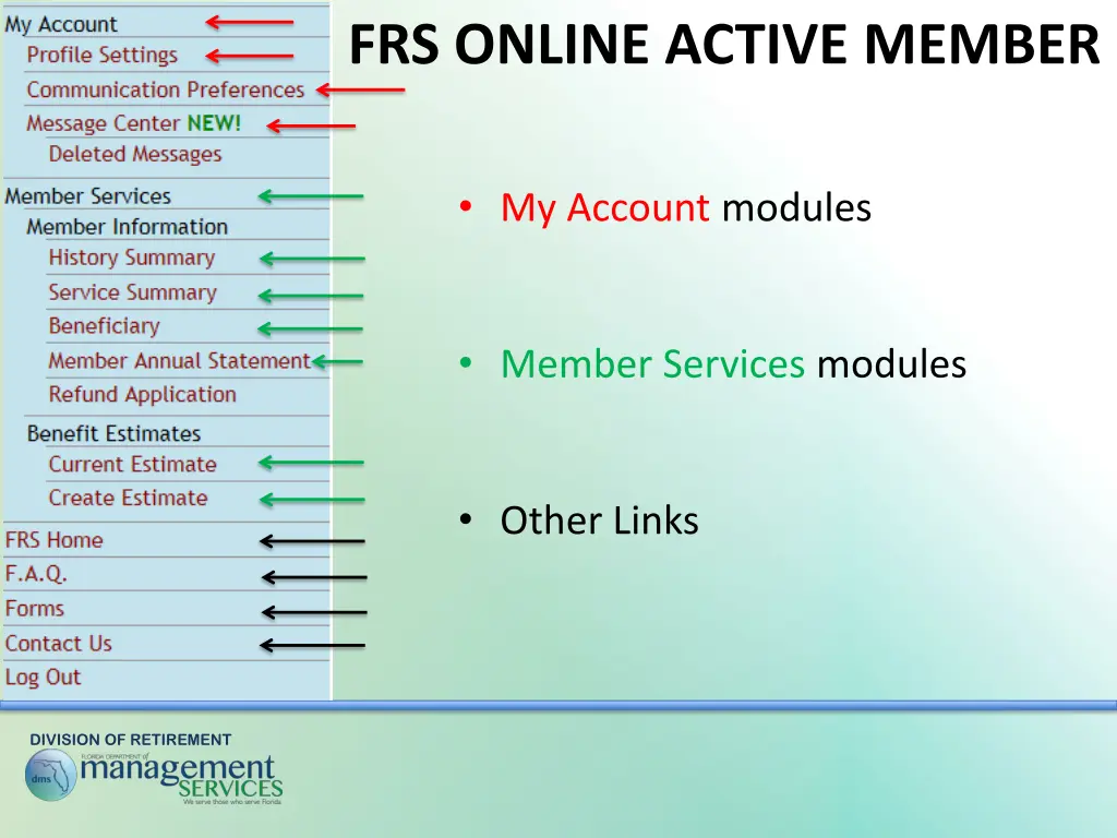 frs online active member