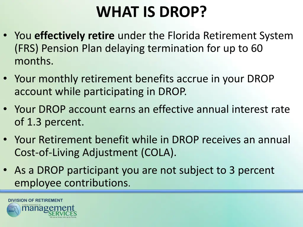 what is drop
