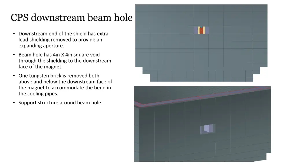 cps downstream beam hole