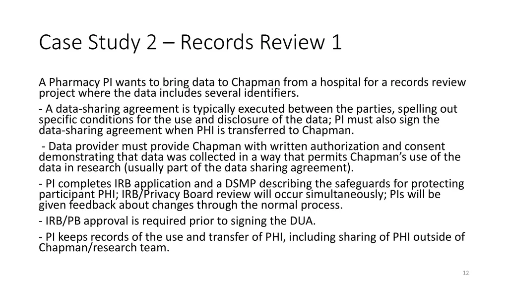 case study 2 records review 1