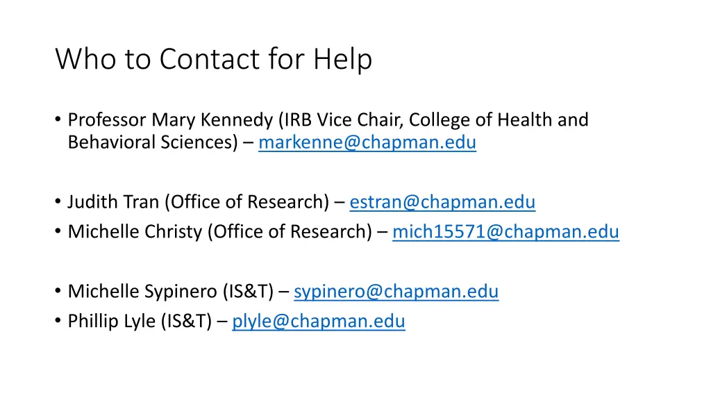 who to contact for help