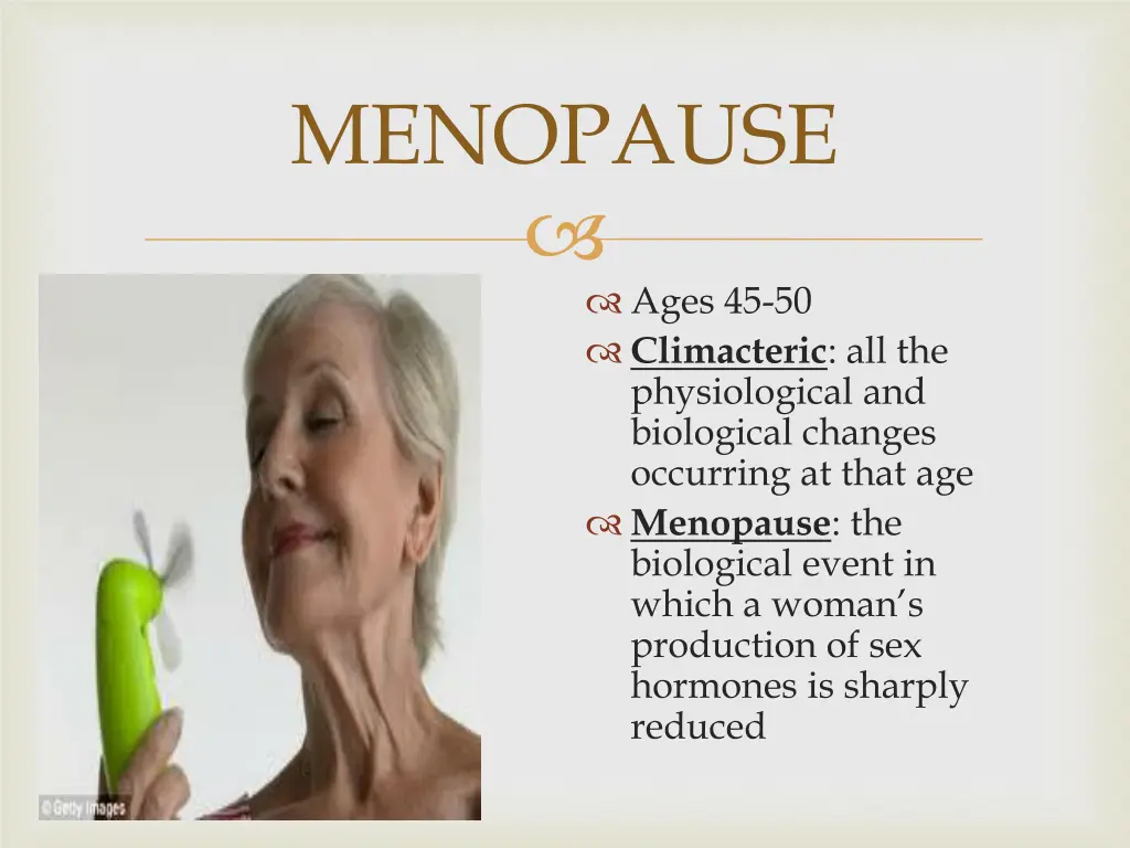 menopause