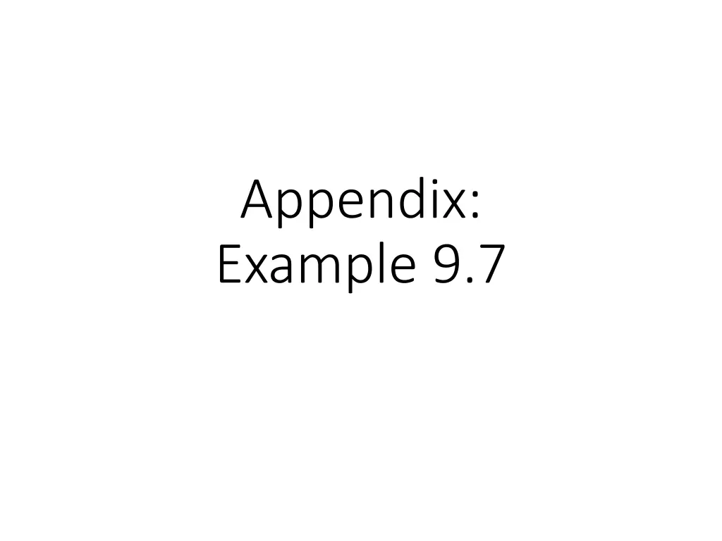 appendix example 9 7
