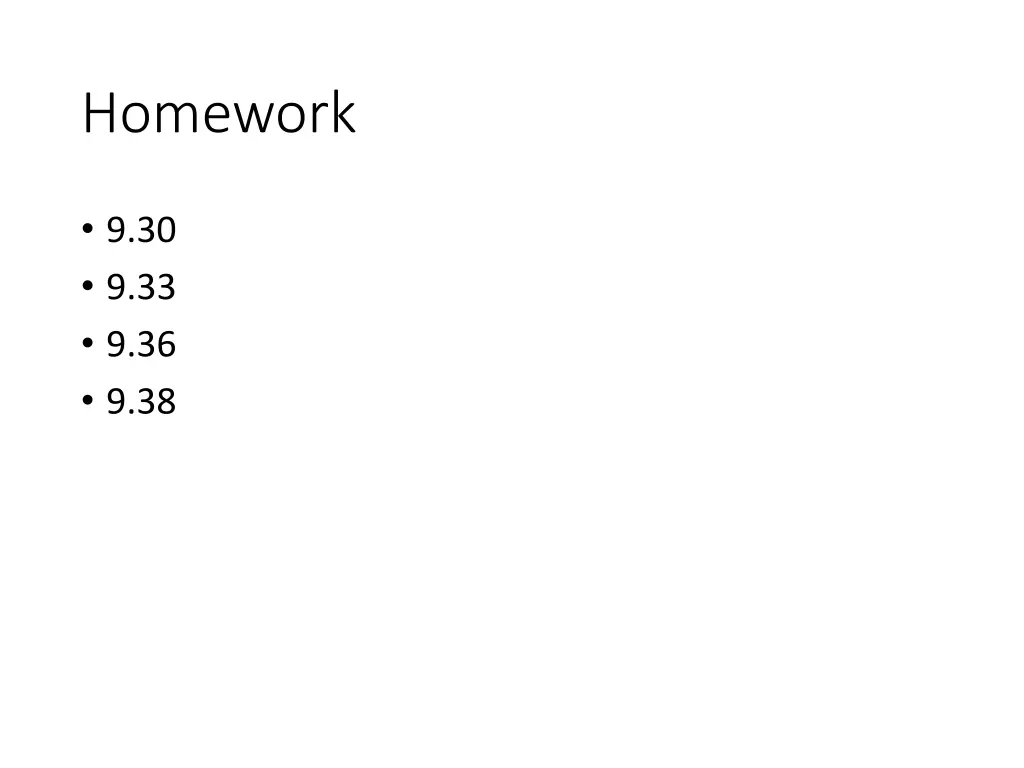 homework