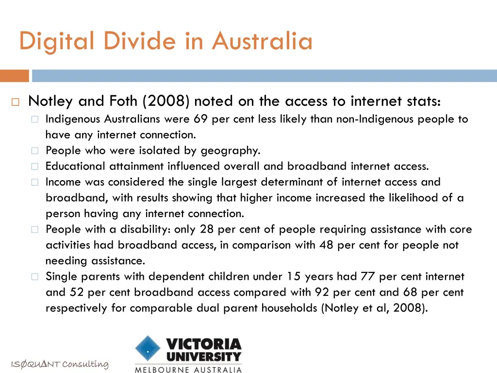 digital divide in australia