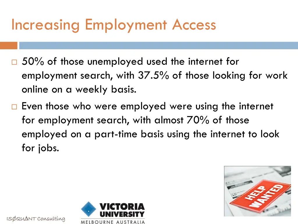 increasing employment access