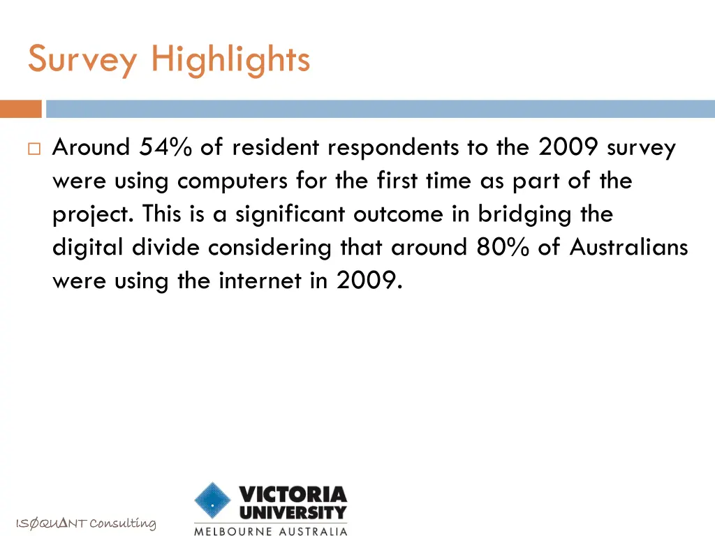 survey highlights