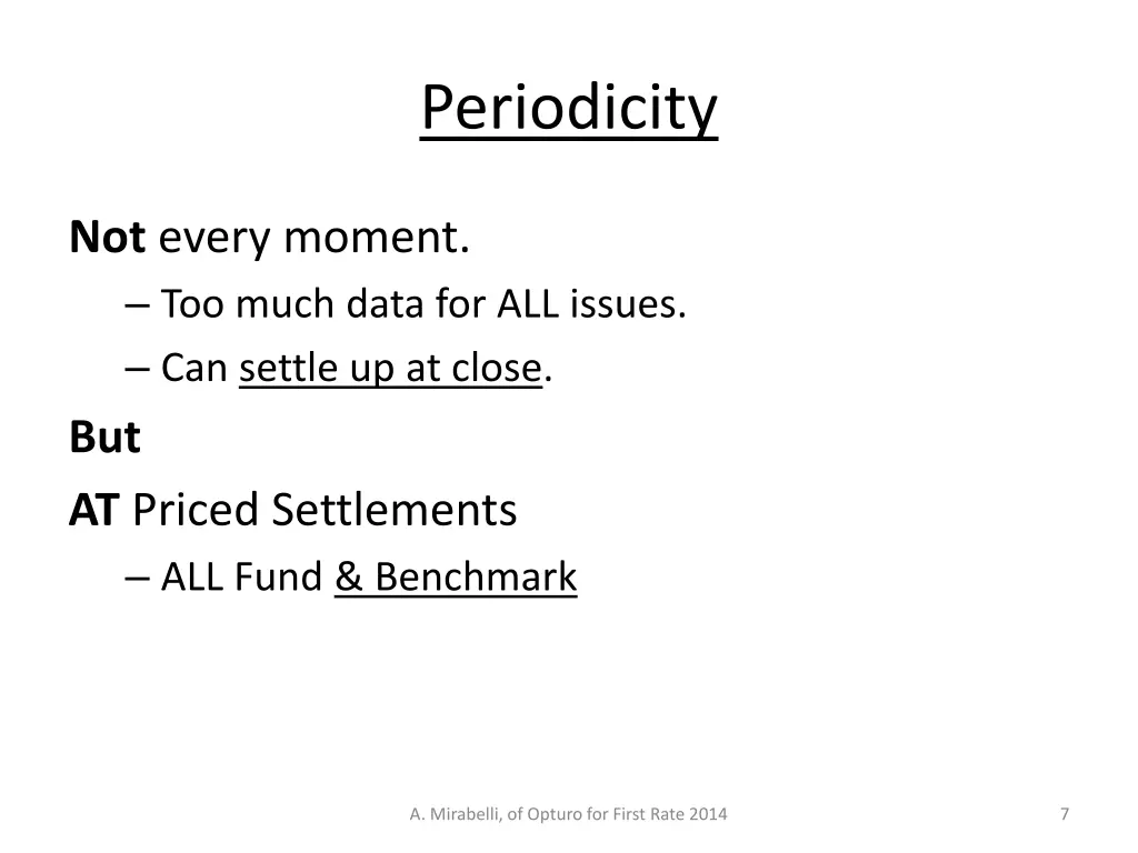 periodicity