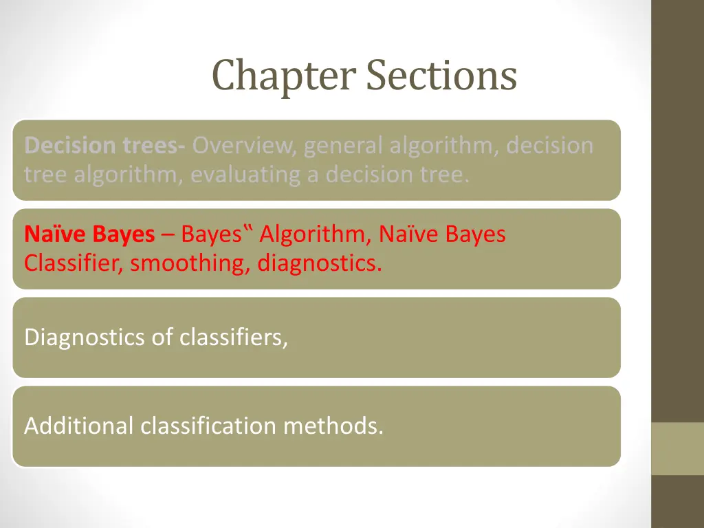 chapter sections 1