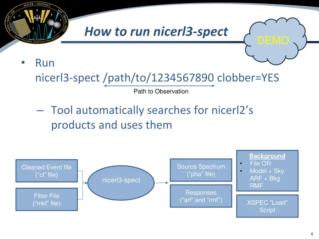 how to run nicerl3 spect
