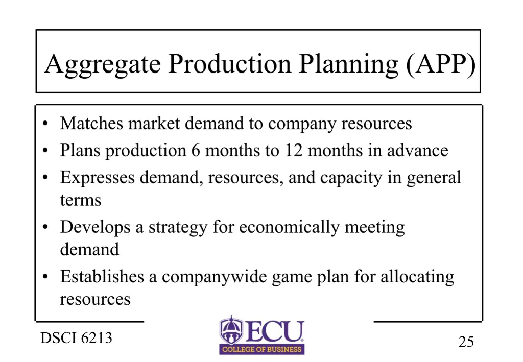 aggregate production planning app