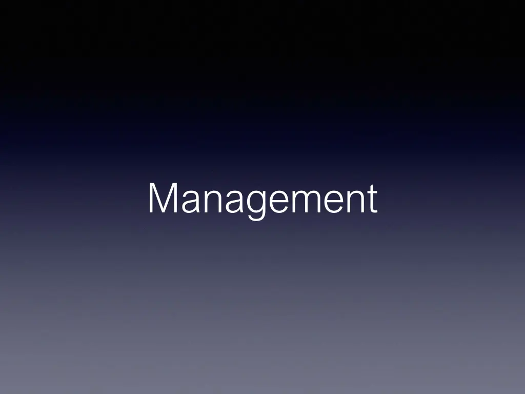 management