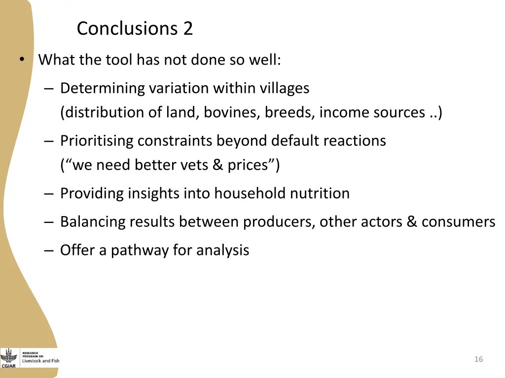 conclusions 2