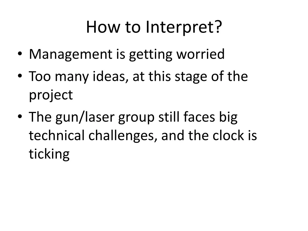 how to interpret