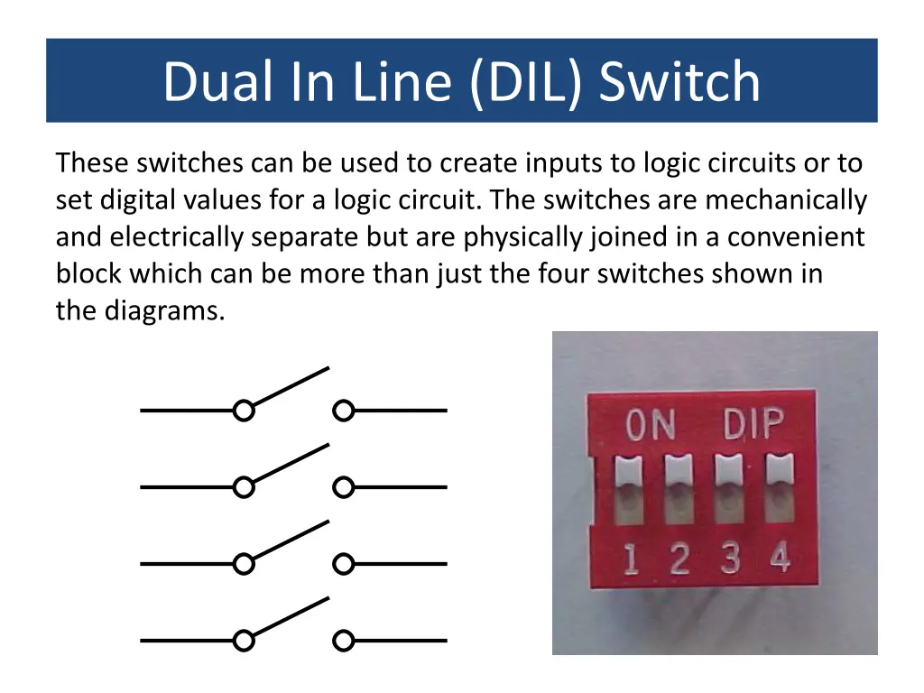 dual in line dil switch