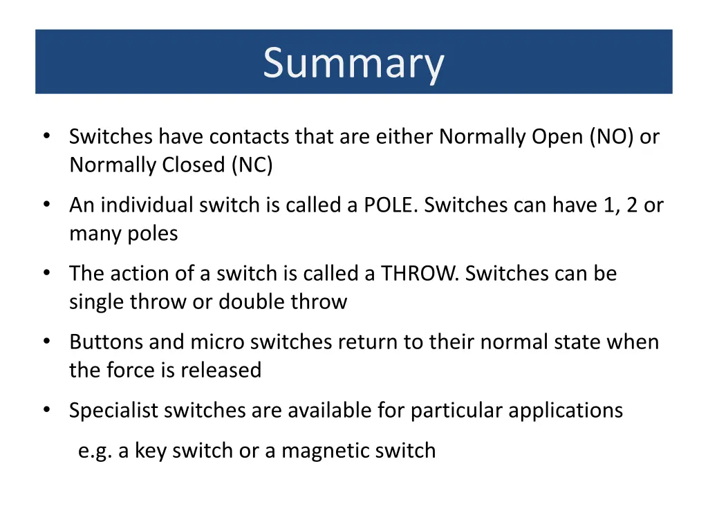 summary