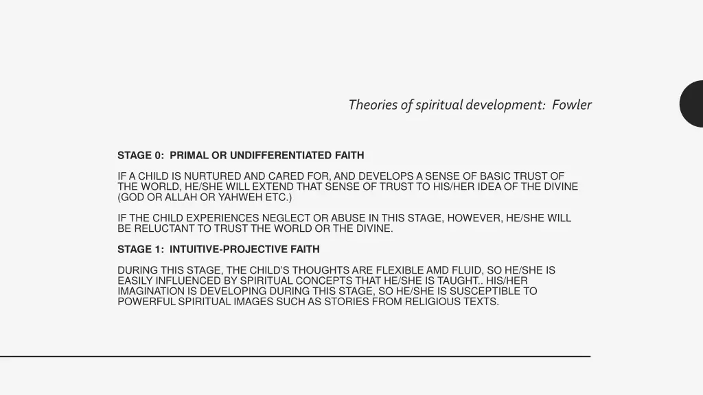 theories of spiritualdevelopment fowler