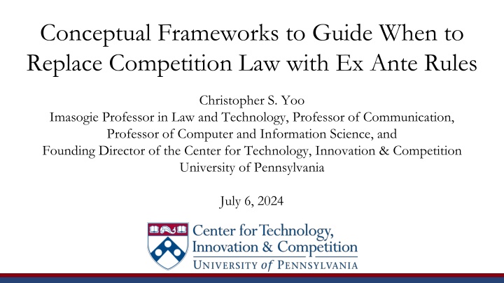 conceptual frameworks to guide when to replace