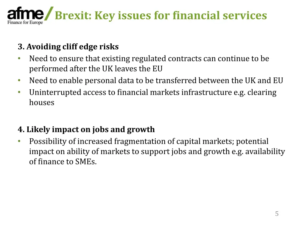 brexit key issues for financial services 1