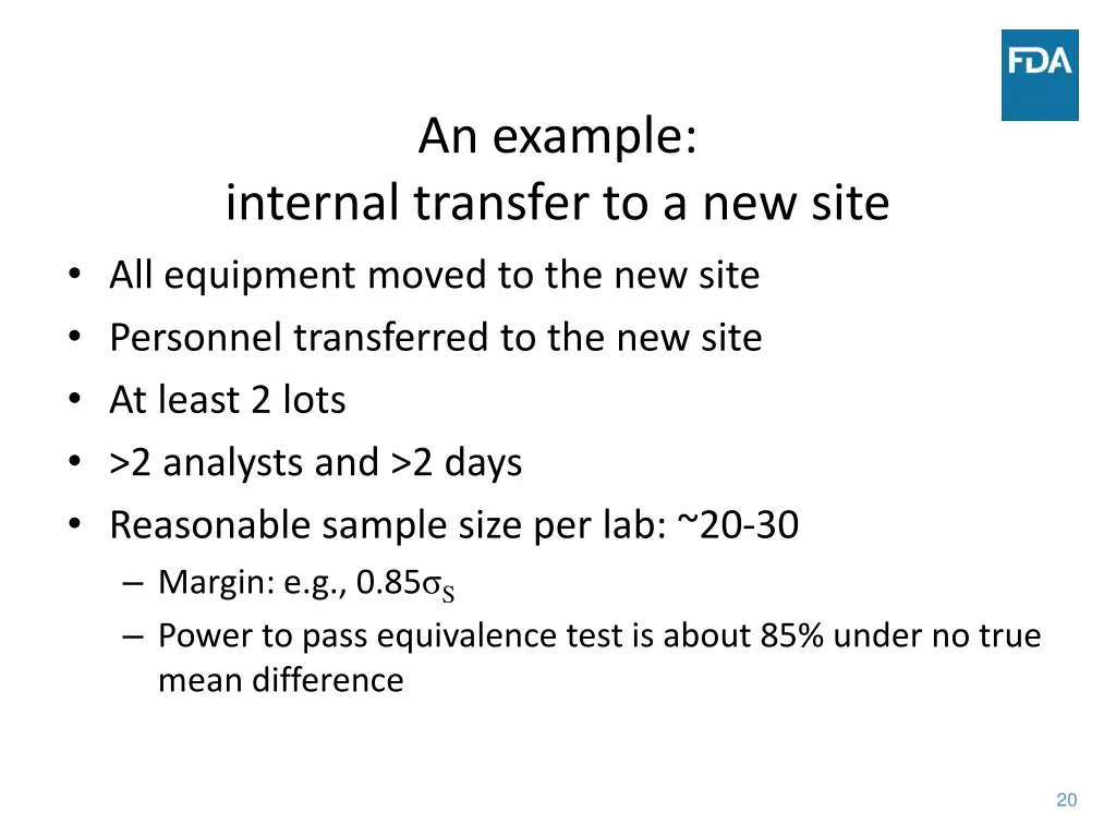 an example