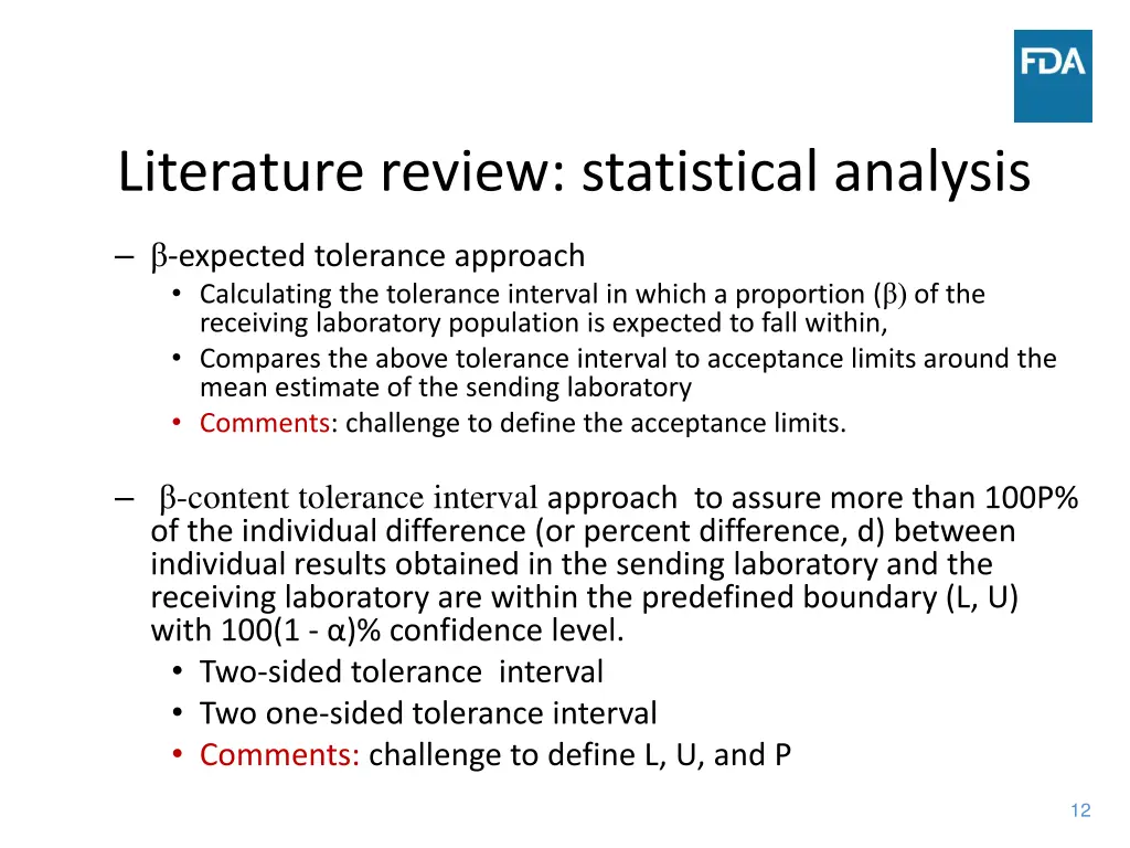 literature review statistical analysis 1